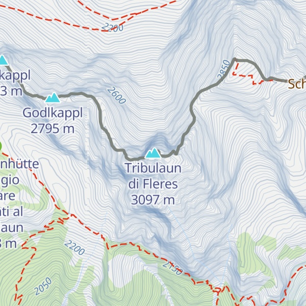 Map of Tribulaun di Fleres