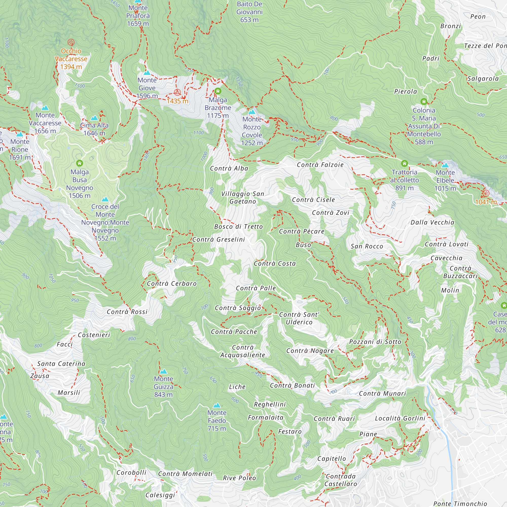 Agriturismo Il Picchio Bruno map