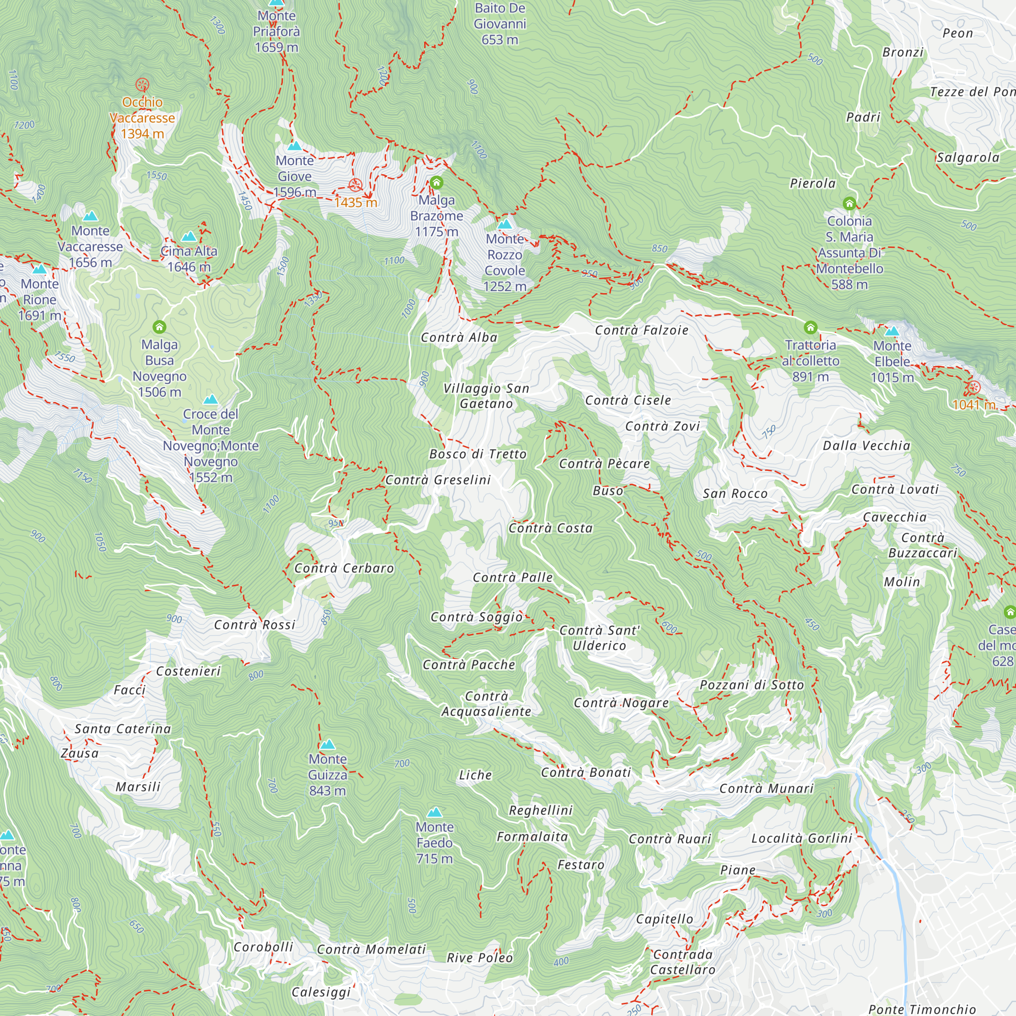 Agriturismo Il Picchio Bruno map