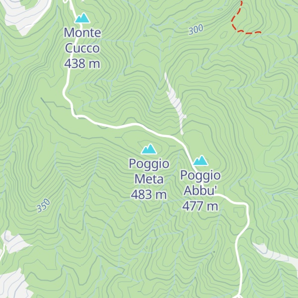 Map of Poggio Meta