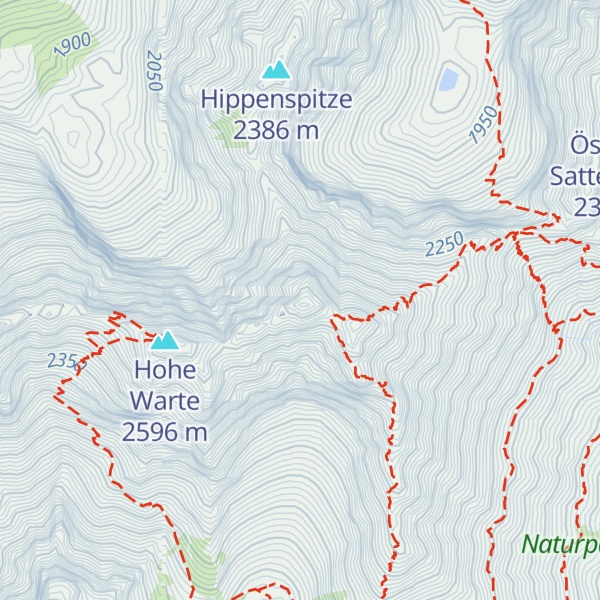Map of Hintere Brandjochspitze