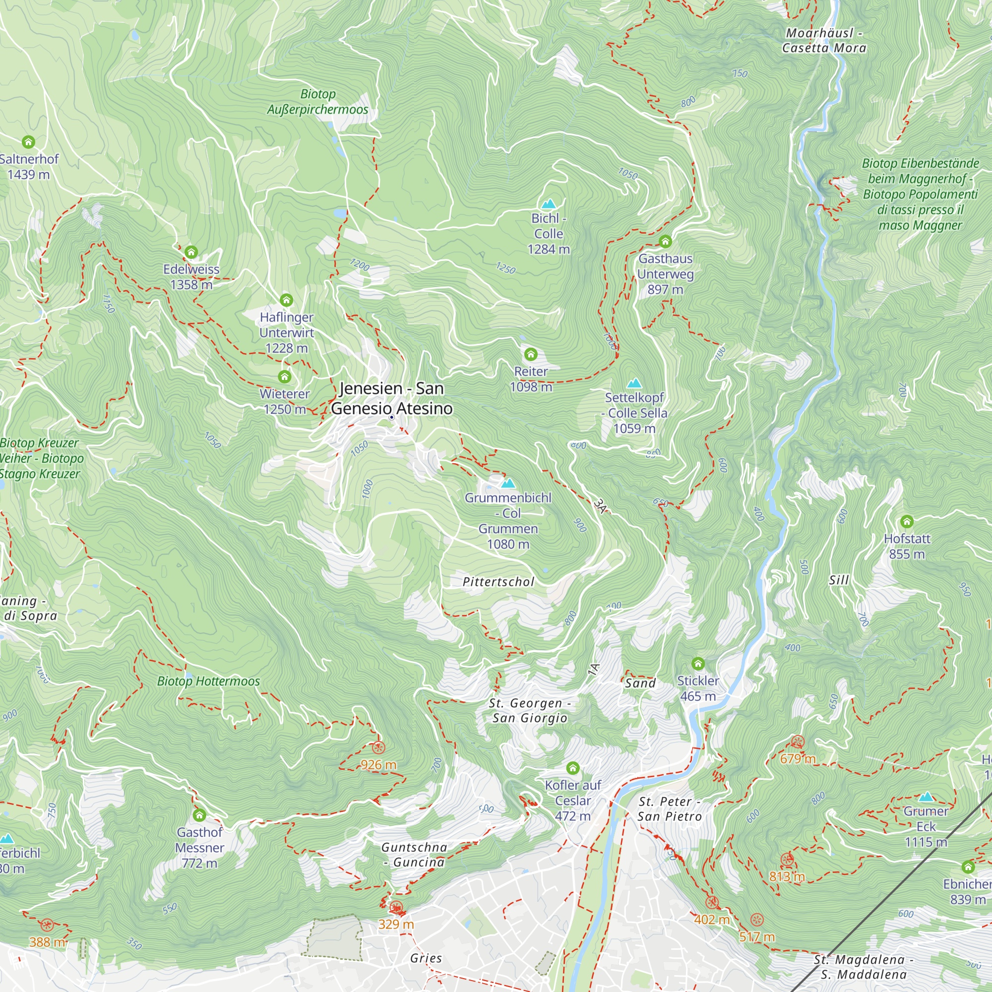 Schönblick - Belvedere map