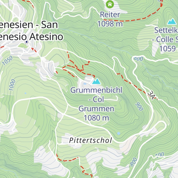 Map of Schönblick - Belvedere