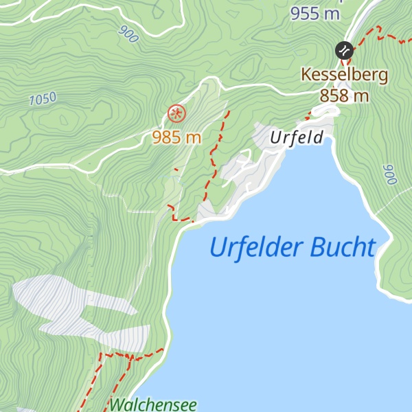 Map of Jugendherberge Walchensee-Urfeld
