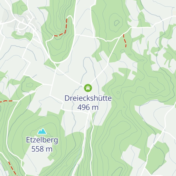 Map of Dreieckshütte