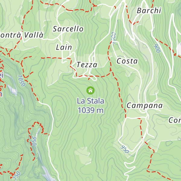 Map of La Stala