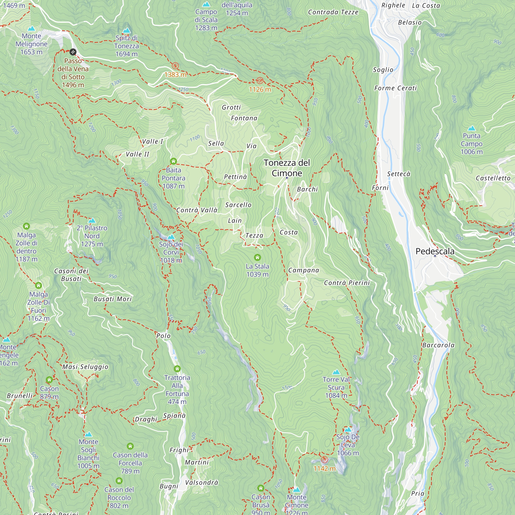 La Stala map