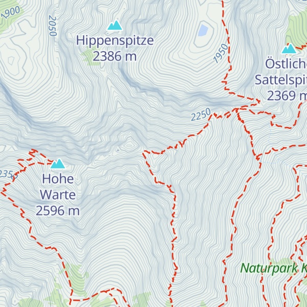 Map of Vordere Brandjochspitze