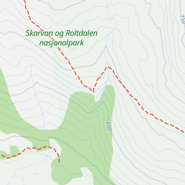 Map of Prestøyhytta