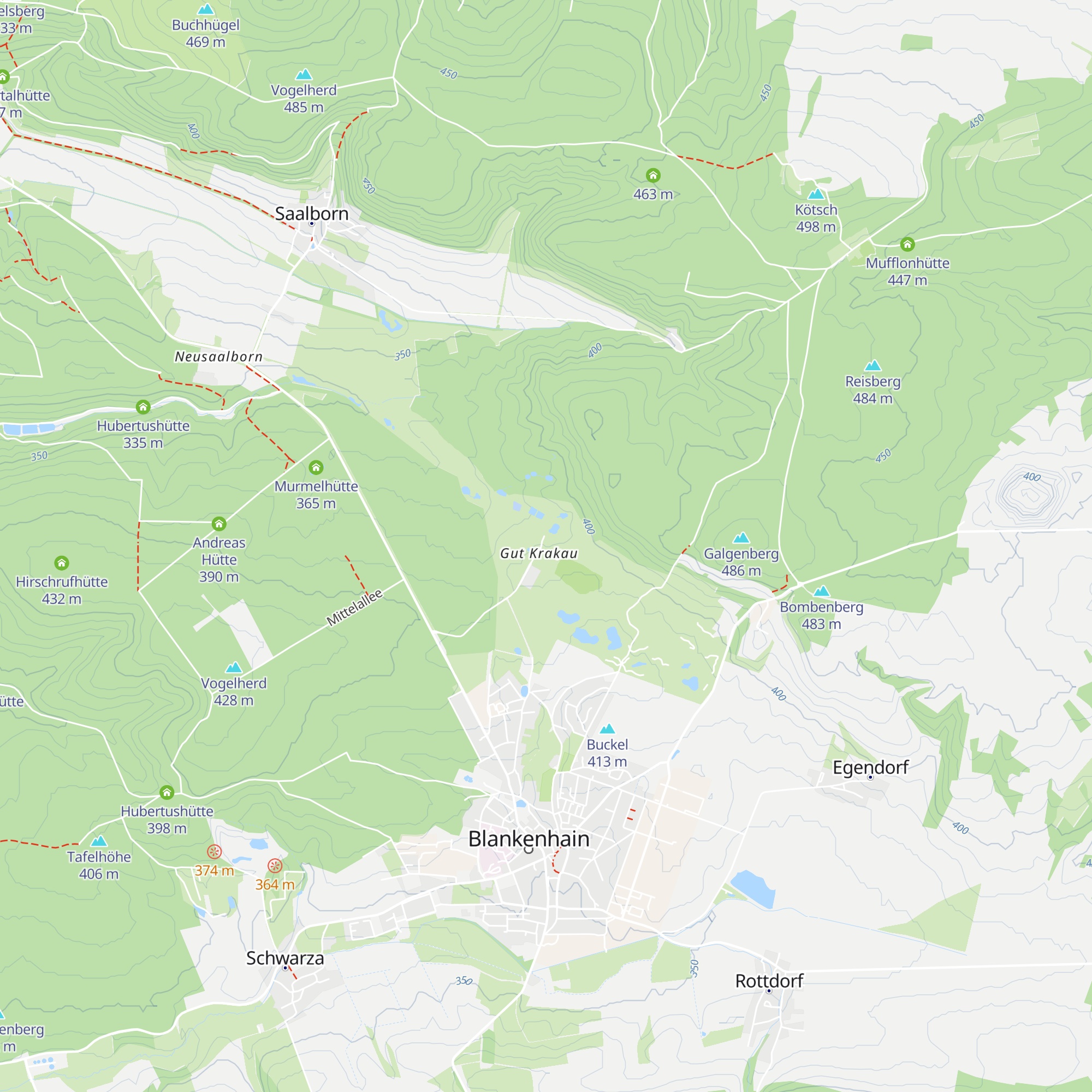 Golfhütte map