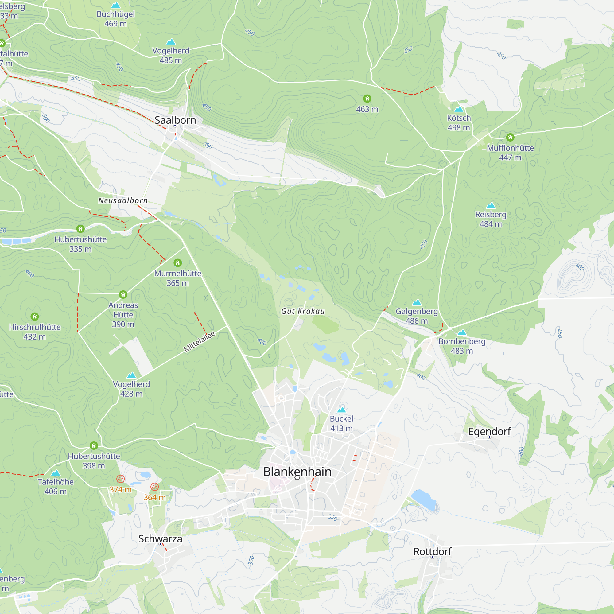 Golfhütte map