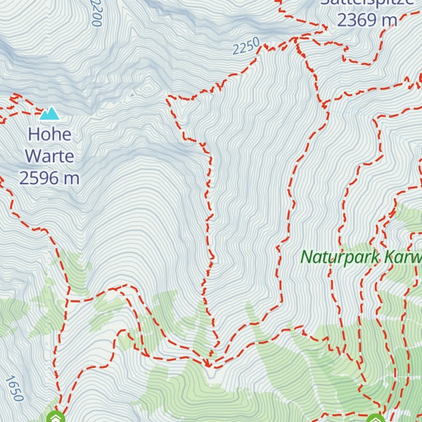 Map of Brandjochkreuz