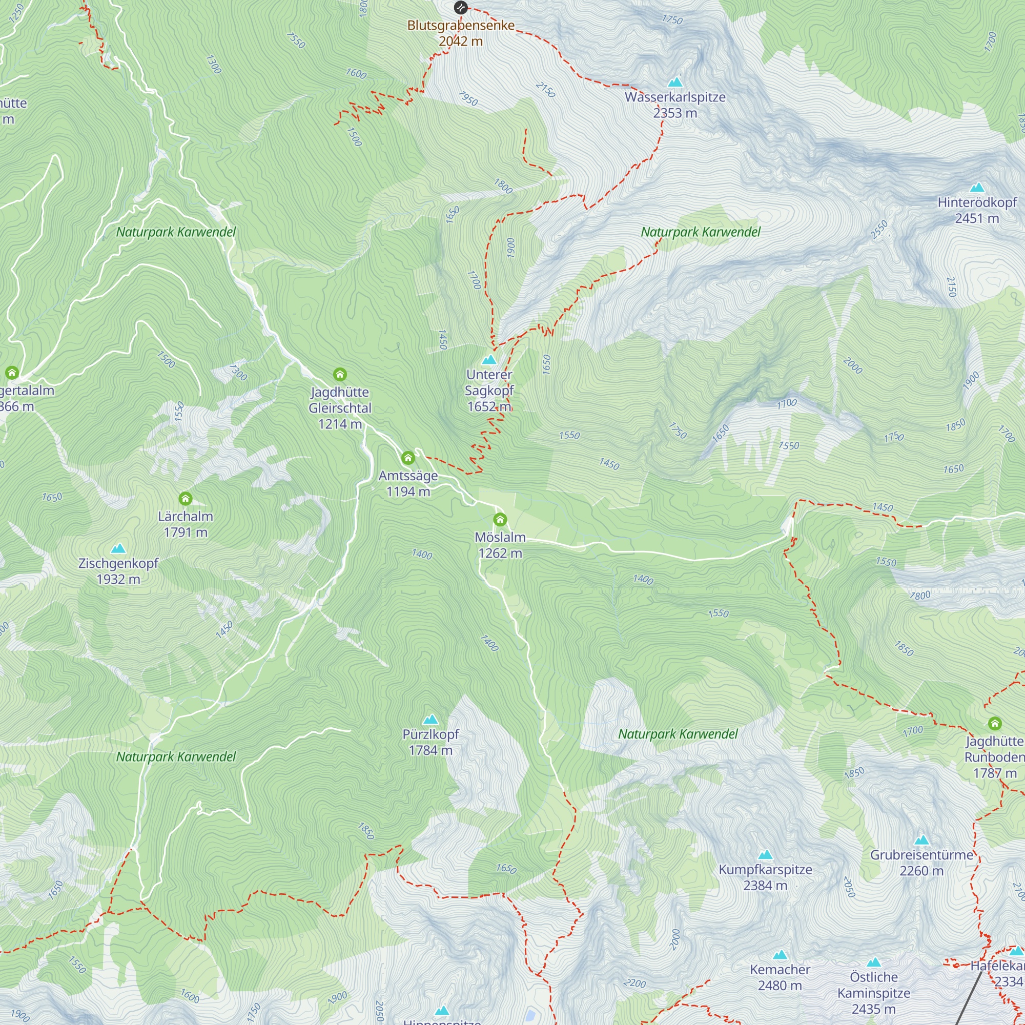 Möslalmkapelle map