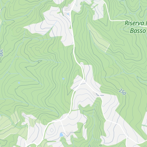 Map of Poggio Chiari