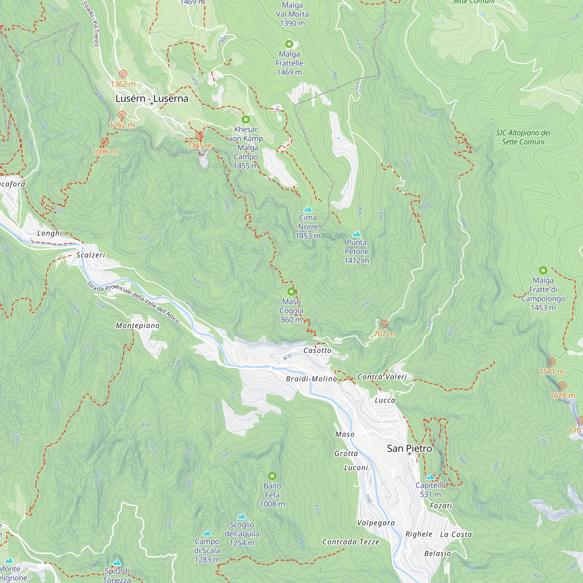 Maso Cogola map
