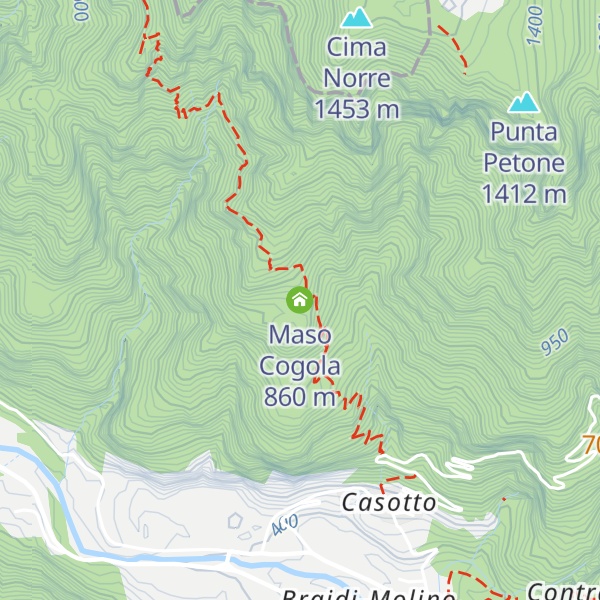 Map of Maso Cogola