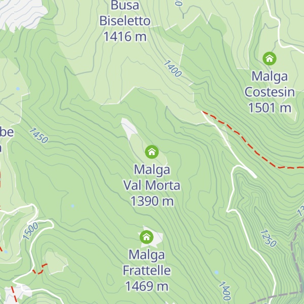 Map of Malga Val Morta