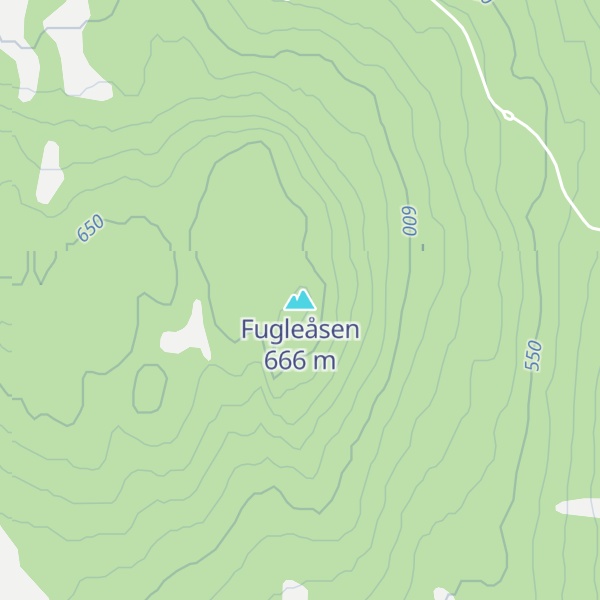 Map of Fugleåsen