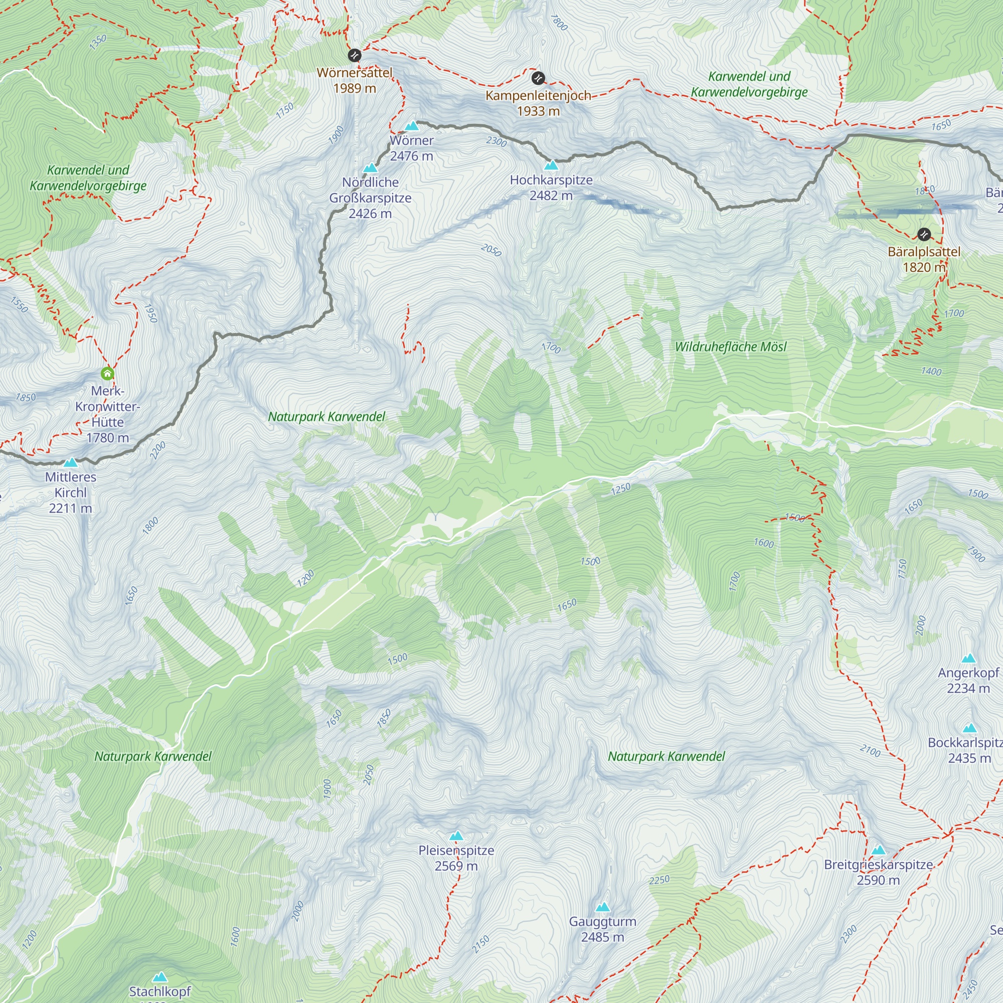 Großkar-Hütte map