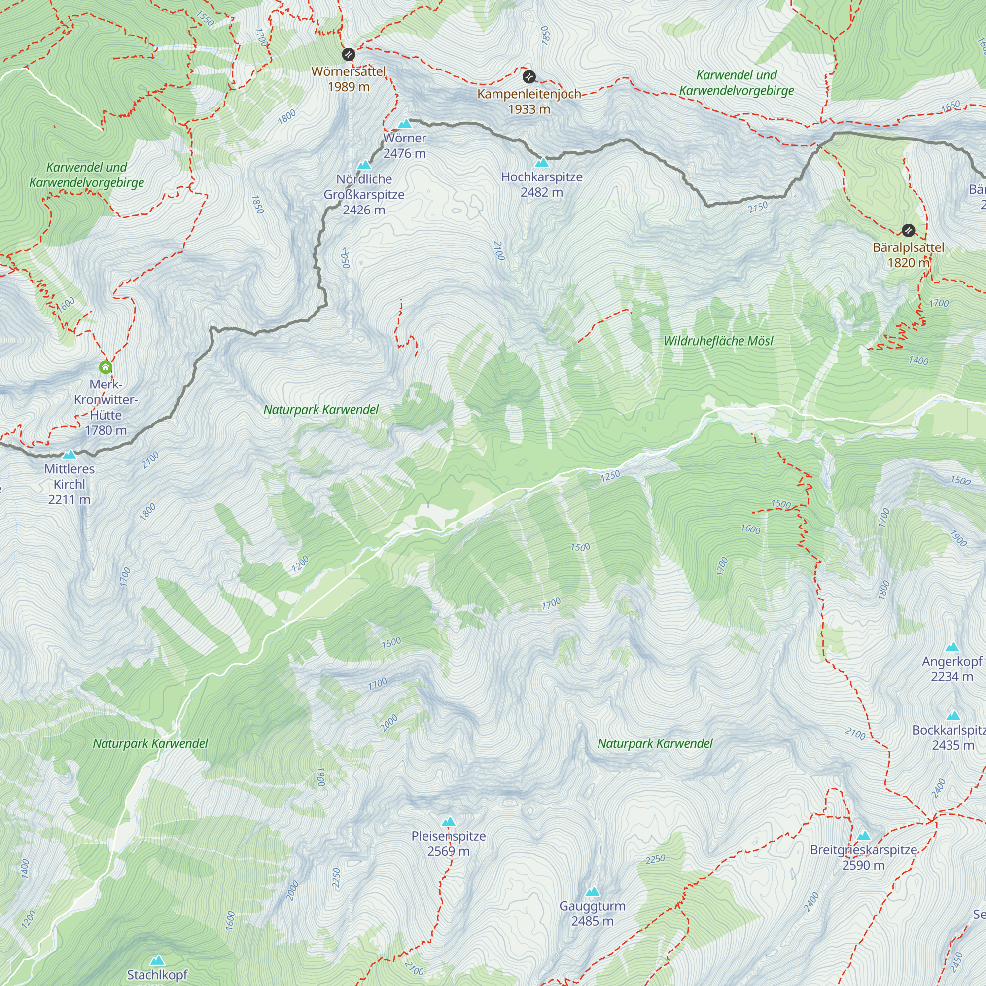 Großkar-Hütte map
