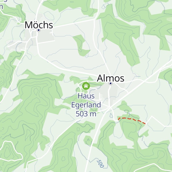 Map of Haus Egerland
