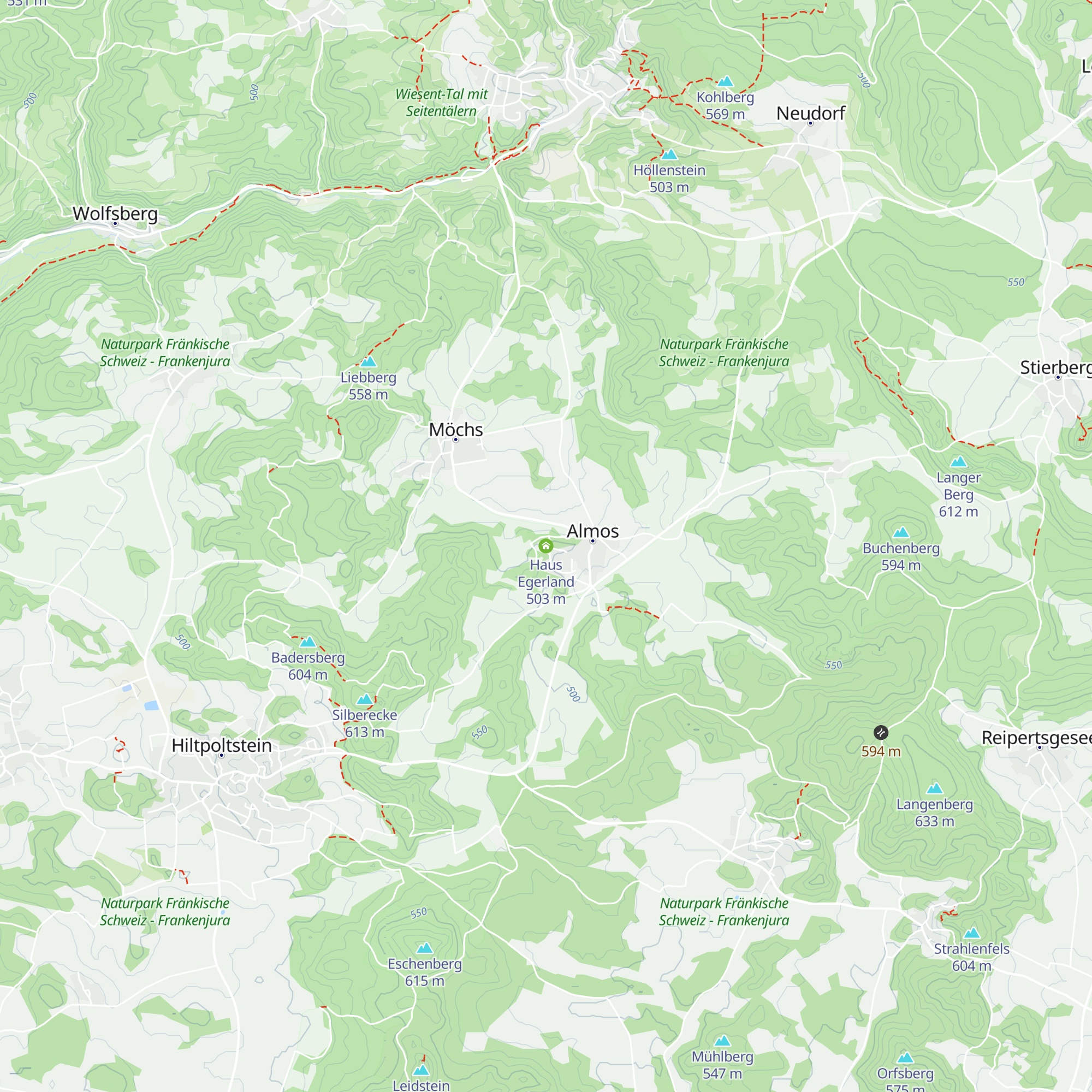Haus Egerland map