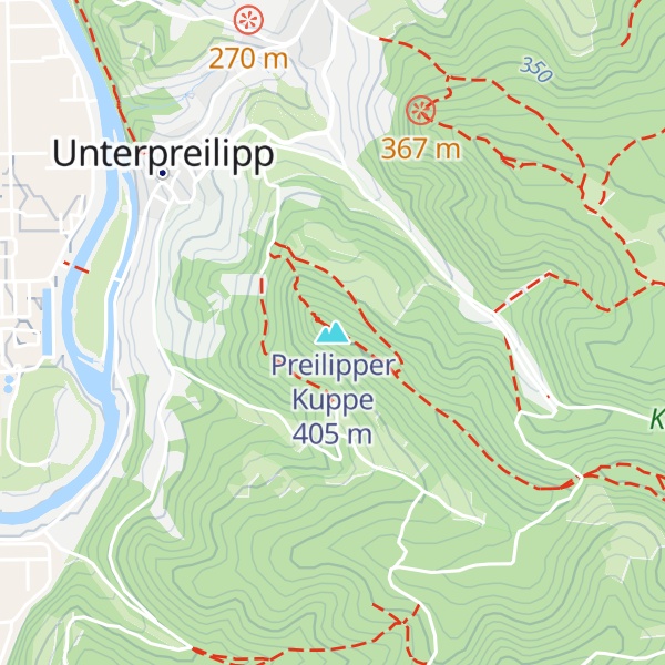 Map of Preilipper Kuppe