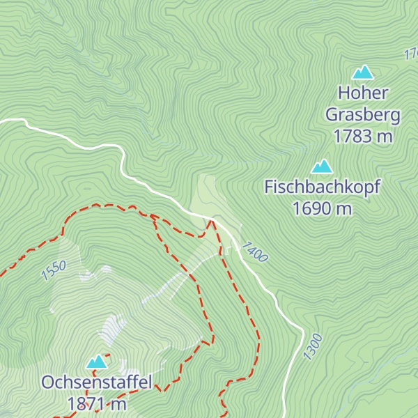 Map of Fischbachalm