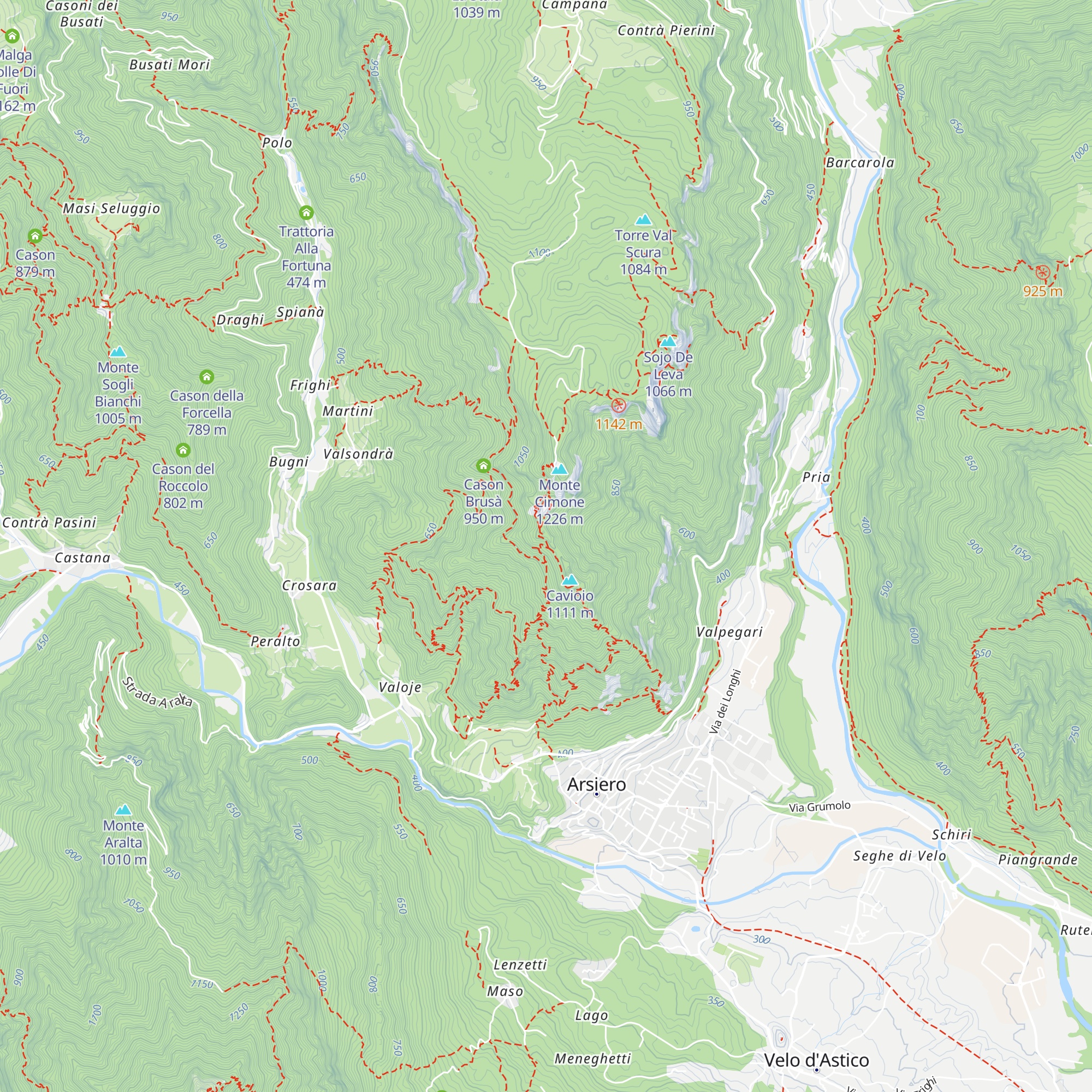 Baito Smaniotto map