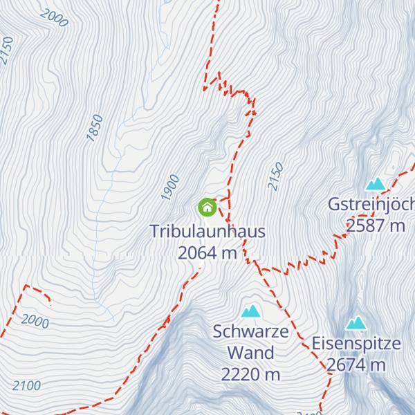 Map of Tribulaunhaus