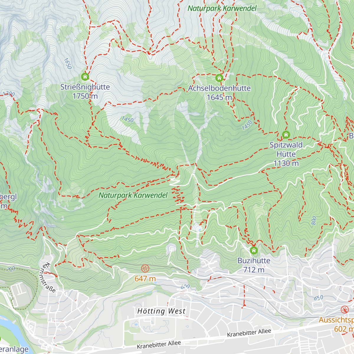 Alpengasthof Rauschbrunnen map