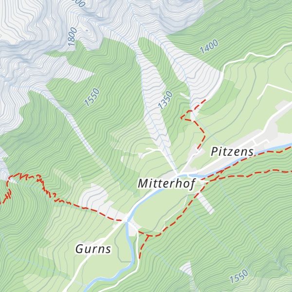 Map of Obertroger