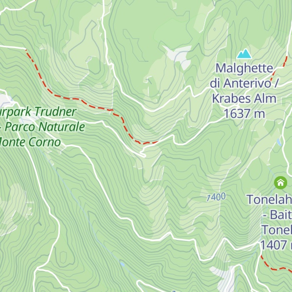 Map of Malga Pausa