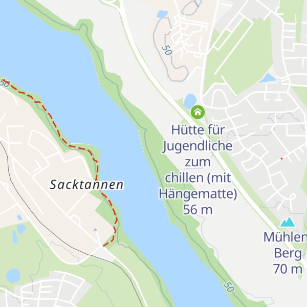 Map of Waldhütte