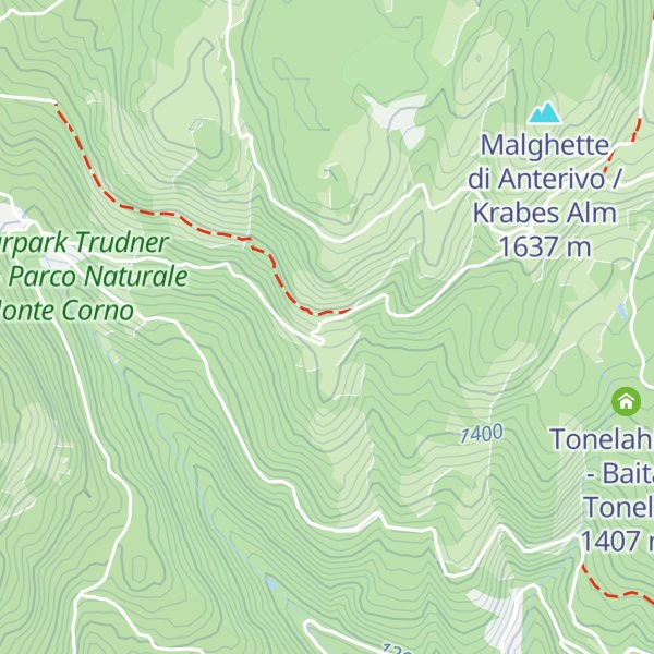 Map of Malghette