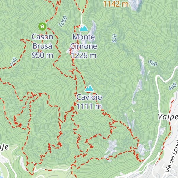 Map of Bivacco Vettori