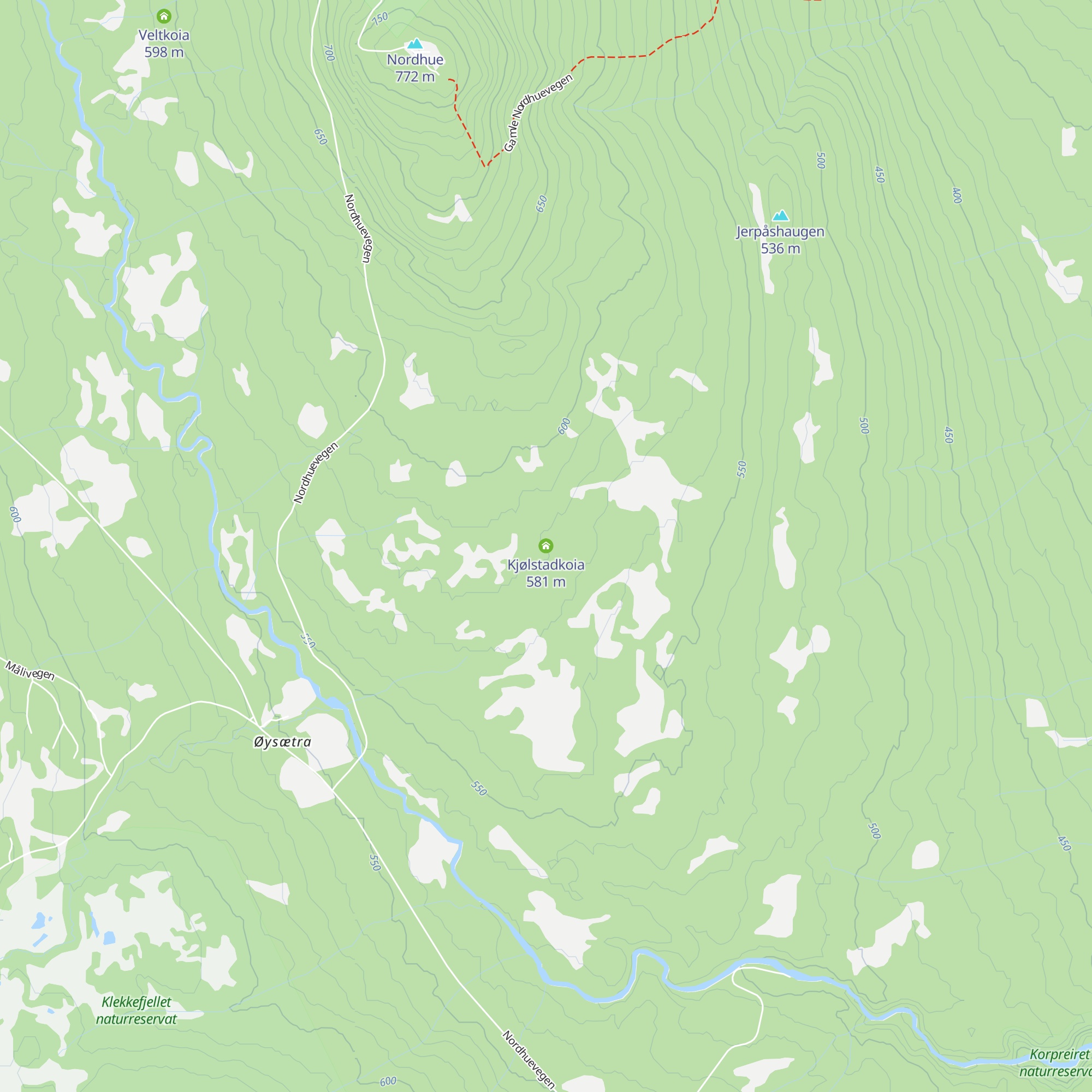 Kjølstadkoia map