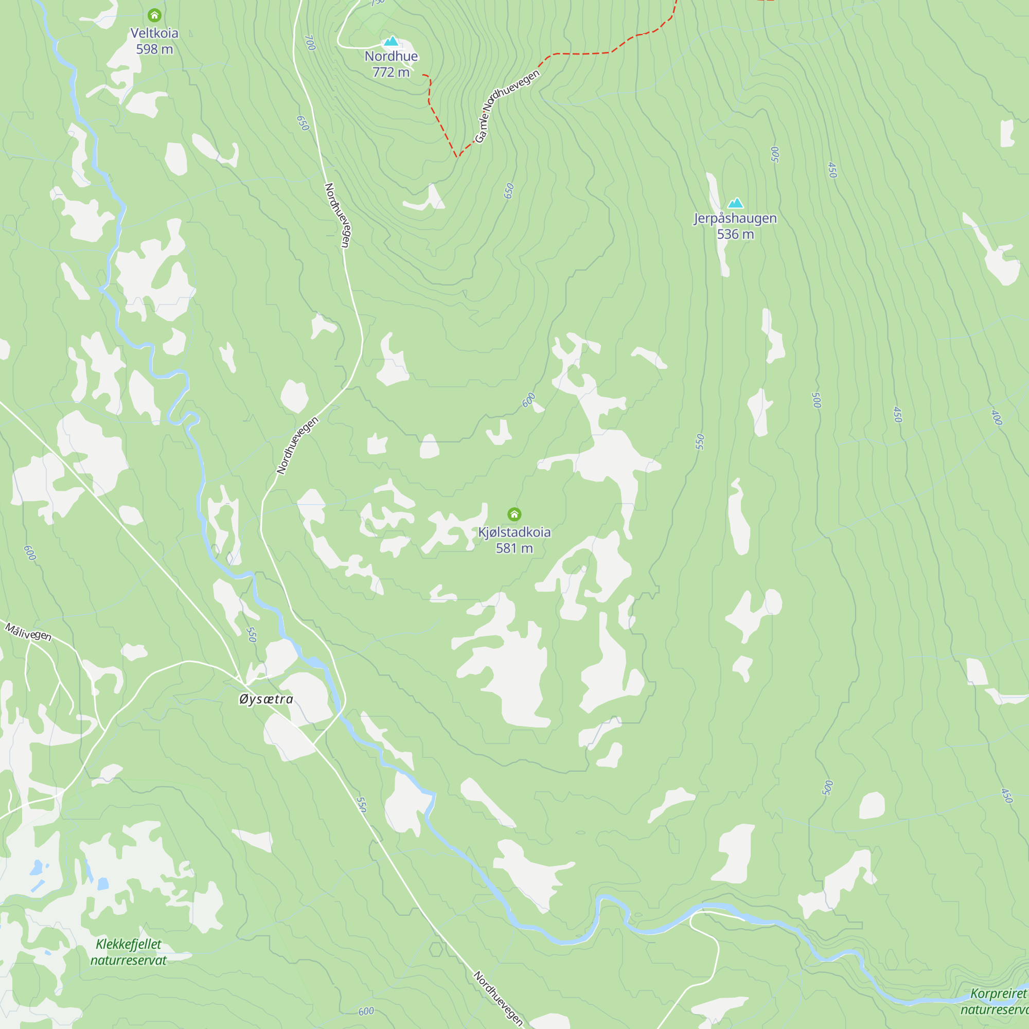 Kjølstadkoia map