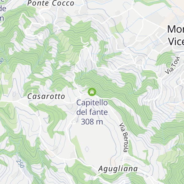 Map of Capitello del fante