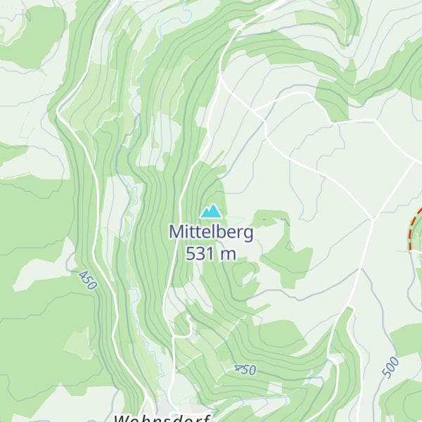 Map of Mittelberg