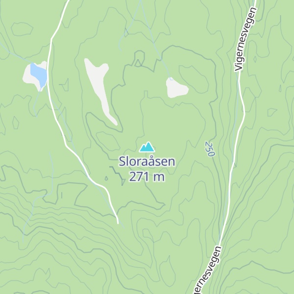 Map of Sloraåsen