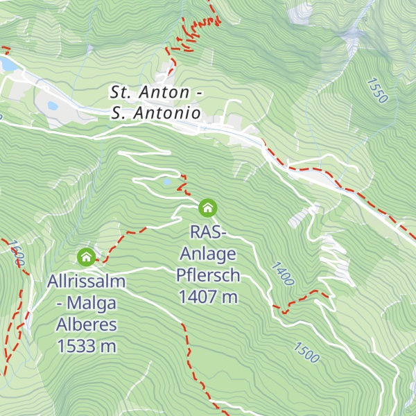 Map of RAS-Anlage Pflersch