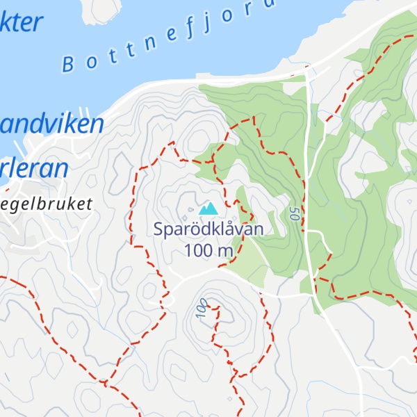 Map of Sparödklåvan