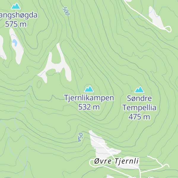 Map of Tjernlikampen