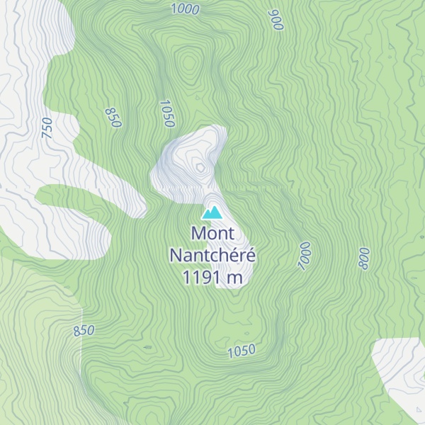 Map of Mont Nantchéré