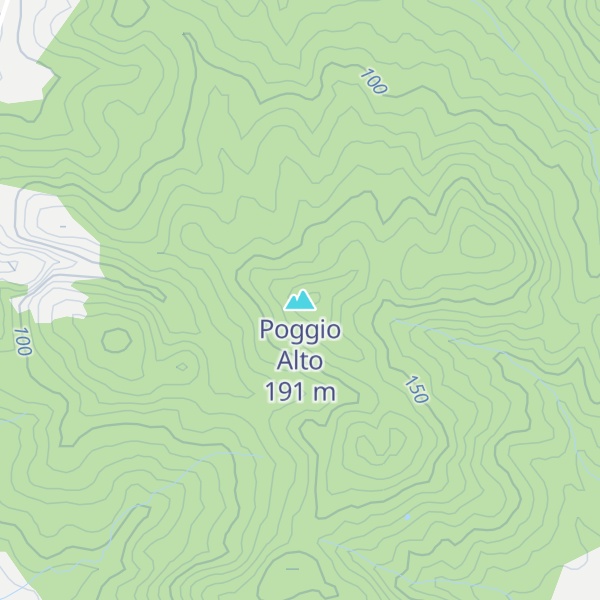 Map of Poggio Alto
