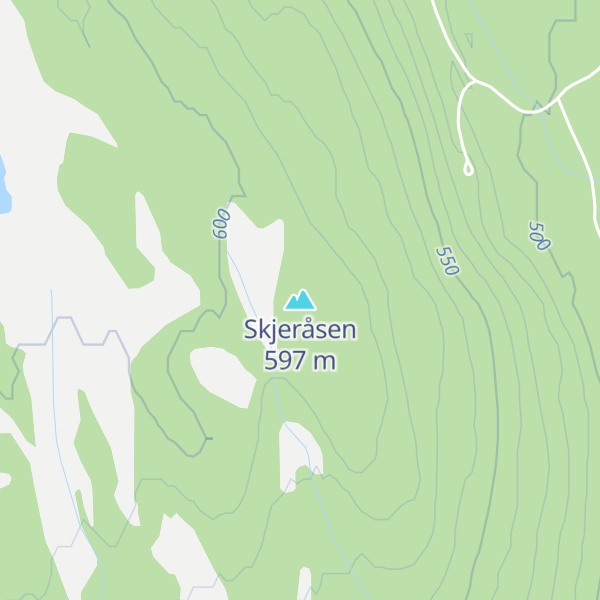 Map of Skjeråsen