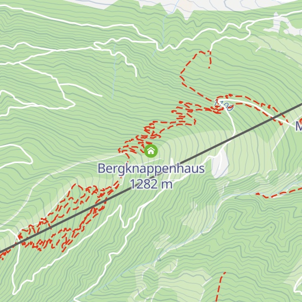Map of Bergknappenhaus