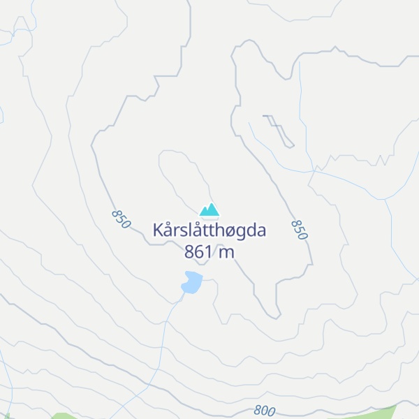 Map of Kårslåtthøgda