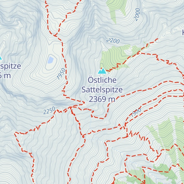 Map of Westliche Sattelspitze